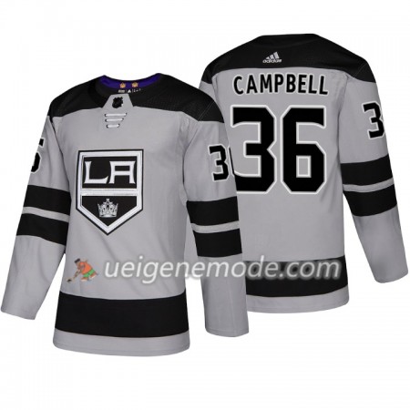 Herren Eishockey Los Angeles Kings Trikot Jack Campbell 36 Adidas Alternate 2018-19 Authentic